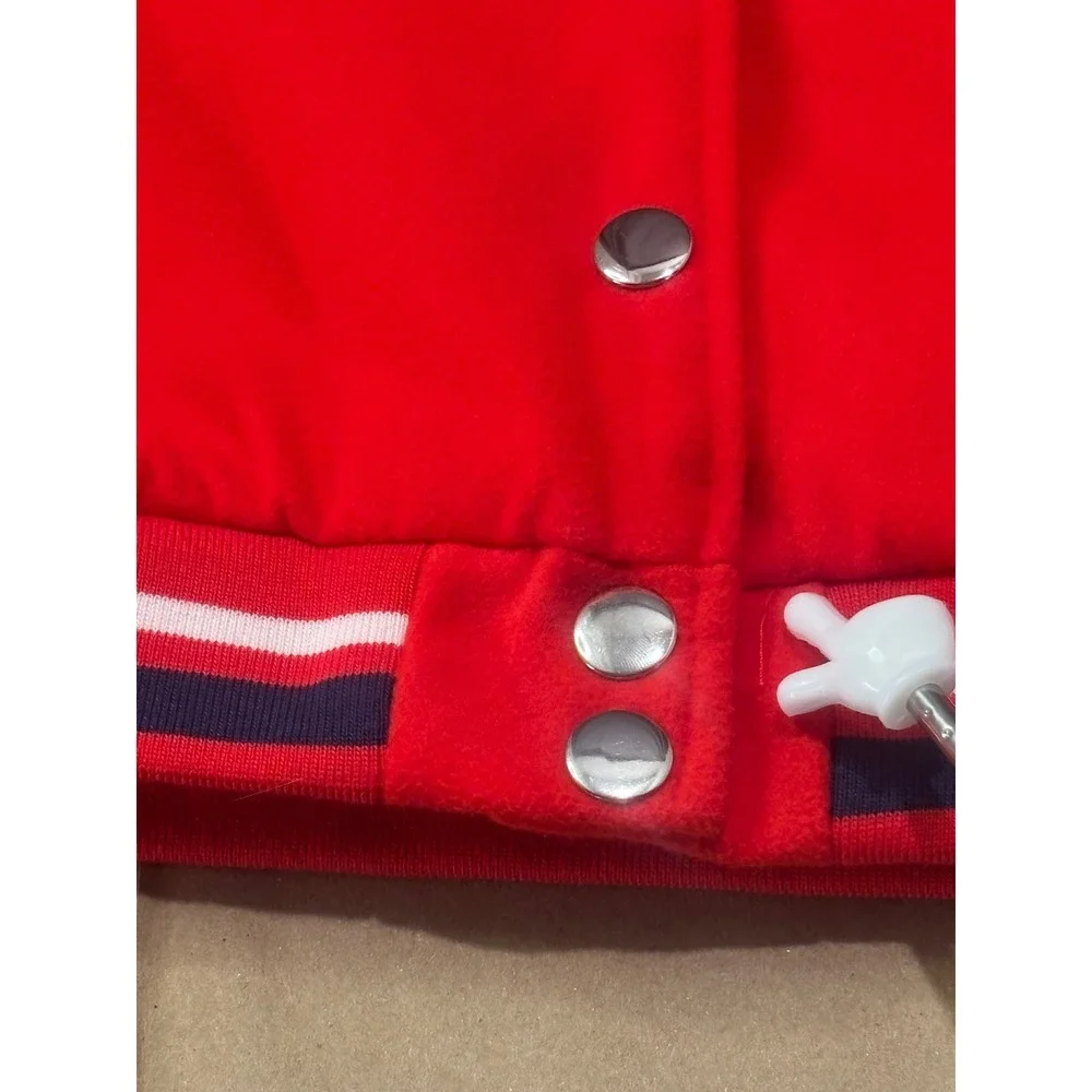 Justice Red Varsity Jacket Kids Size 20